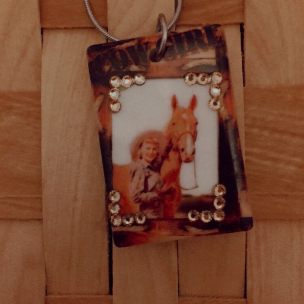 Horse and girl necklaces